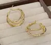 Brincos de Argola Grandes Multicamadas da Moda Coreana 2025 Estilo Deusa Exagerados para Mulheres