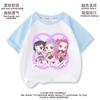 Camisetas de Manga Corta para Niños y Niñas Nuevas Estilo Coreano Ins para Niños Ropa para Niños Mediana y Grande Grupo Cazador de Brujas para Niños Huntrx Tendencia de Ropa Familiar