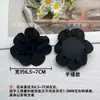 Flor de Rosa de Tela de Burbujas Arrugada de 7 CM Flor de Remolino Flor Hecha a Mano Tridimensional Flor DIY Faldas Zapatos Sombreros Bolsos Accesorios