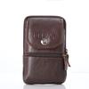 2026 Novo Modelo Bolsa de Cintura Masculina em Couro Bovino de Primeira Camada, Carteira Funcional, Bolsa de Cintura para Celular, Bolsa de Couro Usada no Cinto, Atacado do Fabricante