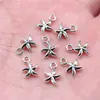 12x 7mm 0,5g multicolor atacado acessórios para vestuário pingente animal marinho pingente de estrela-do-mar