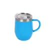 Suministro Exclusivo Transfronterizo de Taza Termo de Acero Inoxidable 304, Forma de U con Tapa y Asa, Taza para Huevo, Taza Portátil para Exteriores