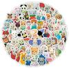 102 Boneca de Pano Florida Bio Adesivos Boneca de Animal Fofo DIY Capa de Celular Adesivos para Laptop Mala