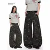 Pantalones casuales holgados de camuflaje retro a la moda estilo americano para hombre, pantalones de trabajo nuevos 2026, pantalones largos estilo pareja, venta al por mayor transfronteriza