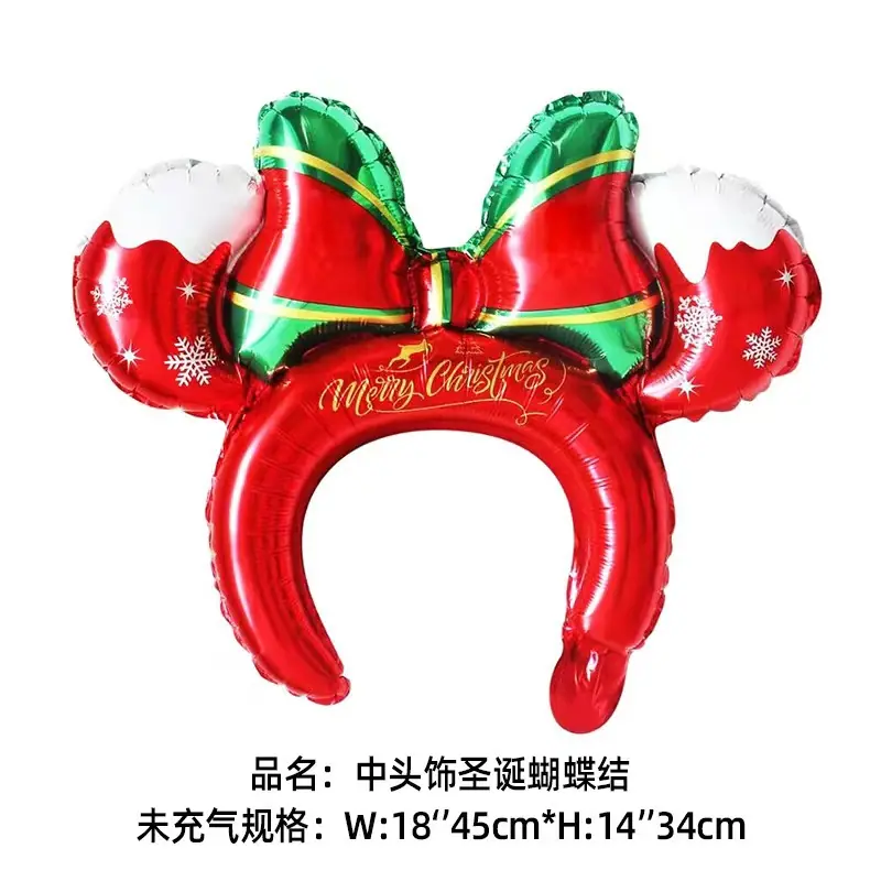 中头饰圣诞蝴蝶结