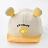 Gorro de bebé verano fino gorra de visera para niños sombrero de protección solar para niñas gorra de béisbol de ala suave para bebés pequeños moda