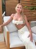 Ropa Europea y Americana Top Tubo Falda de Punto Hueca Cintura Alta Moda Sexy Conjunto de Falda para Mujer Listo para Usar Falda de Playa para Vacaciones