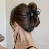 Pinzas para el pelo de lazo estilo coreano, accesorios para el pelo de alta gama, pinzas de tiburón, horquillas exquisitas para mujeres jóvenes, pinzas para el pelo de otoño e invierno para la parte trasera de la cabeza