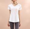 Top Deportivo con Capucha Holgado Ajustado Camiseta de Manga Corta Oculta Cadera Ropa de Yoga de Longitud Media Secado Rápido Transpirable Blusa de Fitness