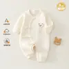 Ropa para bebé recién nacido para otoño e invierno, mamelucos cálidos de otoño para recién nacidos, mamelucos acolchados de primavera y otoño para bebés