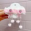 Par de Accesorios para el Cabello Rosas con Borlas Estilo Nacional Infantil Año Nuevo Año Nuevo Lunar Pasador Antiguo Diadema para Niñas Bebés Hanfu Pasador