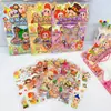 Serie Cc-Tz6399 10 Pegatinas en un Paquete, Estilo de Personaje de Dibujos Animados Lindos, Pegatinas de Material DIY para Decoración de Diario
