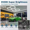 Lâmpada de Iluminação Hexagonal em Favo de Mel LED de Novo Modelo Transfronteiriça, Luz de Garagem, Luz para Loja de Beleza Automotiva, Luz para Academia