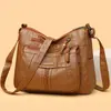 Bolsas de mujer al por mayor, bolsos vintage para madres de mediana edad, nuevos bolsos tote de moda 2026, versátiles, de cuero suave, para hombro y cruzados, para mujer