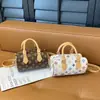 2025 Exportación Transfronteriza Bolso Boston Estampado Clásico para Mujer Simple y Elegante Bolso de Mano de Alta Gama para Viajes Diarios Bolso de Hombro