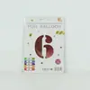 Venta al por mayor estilo INS comercio electrónico transfronterizo 16 pulgadas Exquisitamente empaquetado digital empaque individual de tarjeta de papel globos de papel de aluminio, versión delgada americana