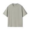 Camiseta de Manga Corta Pesada Estilo Americano 100% Algodón para Hombre, 320g, Camiseta Lisa Holgada de Verano, Ropa para Hombre de Marca Moderna de Primavera y Verano