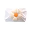 Diadema de flor para bebé de celebridad de internet diadema para el pelo flor europea y americana INS flor gorda diadema de calcetín puerta halógena elástico suave cabeza de bebé