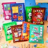 Saquinho surpresa de material escolar recompensa para aluno do ensino fundamental pequeno presente caixa surpresa de material escolar lembrancinhas para festa de alunos do ensino fundamental e médio saco grande de presentes de material escolar