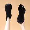 Botas de Tobillo para Mujer de Otoño/Invierno 2026, Nuevas, Retro, Suela Gruesa, Aumentadoras de Altura, Gamuza Mate, Cierre Trasero, Forro Cálido, Cómodas
