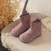 Botas Martin estilo británico, nueva colección otoño/invierno 2026, botines de lunares estilo coreano para niñas, botas de moda retro de suela blanda