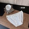 Ropa interior de estilo europeo y americano con abertura alta, sin dejar rastro, de algodón puro elástico grande, entrepierna sin dejar rastro, ropa interior triangular sexy para niñas.
