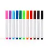 Mini Pizarra Blanca Marcador Pequeño Base Agua Borrable para Educación Temprana Infantil Dibujo Marcador para Pizarra Blanca Multicolores Papelería
