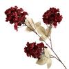 Boda 3 Hortensia Copo de Nieve Flor de Simulación Morado Boda Auditorio Floral Camino de Flores Inserto de Flores Accesorios Fotográficos Suaves
