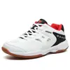 Sapatos de Badminton Casuais Antiderrapantes de Novo Estilo Transfronteiriços, Sapatos Esportivos Respiráveis para Competição Profissional, Sapatos de Tênis de Mesa Resistentes ao Desgaste e Leves para Homens
