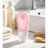 Botellas de Silicona Reutilizables para Artículos de Tocador de Viaje al Aire Libre Set Portátil de Viaje Productos para el Cuidado de la Piel Champú Loción Botellas Vacías Presionables
