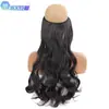 Extensor de Peruca Seda de Alta Temperatura Cabelo Cacheado Simulação Natural Ajustável Peça Única Sem Marcas Peruca de Linha de Pesca Feminina
