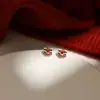 Nuevos Pendientes Rojos de Año Nuevo 2026, Pendientes del Zodiaco del Año del Caballo, Lindos y Festivos, Accesorios para Orejas de Riqueza y Prosperidad