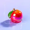 Decorações de frutas em miniatura para micro-paisagens, com galvanoplastia criativa que brilha no escuro, acessórios DIY e sacolas surpresa de frutas em miniatura.