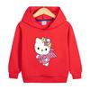 Suéter con capucha para niña KT Cat, otoño 2022, primavera y otoño, nueva ropa para niños, top informal para niña, abrigo para niña