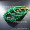 Pulseira de ágata verde transparente de alta qualidade pulseira de calcedônia natural pulseira de moda simples pulseira atacado direto da fábrica