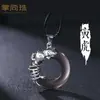 Collar Colgante Doce Constelaciones para Hombre Moderno Elegante Sencillo Versátil Obsidiana Hebilla de Seguridad Plata de Ley S925 Joyería para Mujer