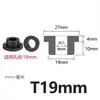 Tapón de Goma con Agujero Redondo Cubierta Protectora en Forma de T para Agujero de Cable de Bobina Protectora Cubierta Protectora para Agujero de Cable de Caja Eléctrica Cubierta de Agujero de Silicona Hueca Redonda para Cable
