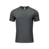 Amazon camiseta deportiva de manga corta con cuello redondo, ligera, elástica, para deportes al aire libre, running, fitness, secado rápido, para hombre