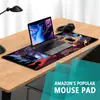 Alfombrilla de Ratón Sexy de Belleza Anime Tamaño Grande Borde Cerrado Pad para Laptop Goma Antideslizante Teclado Alfombrilla para Escritorio de Oficina