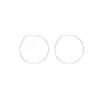 Brincos de Argola Grande Dourados Minimalistas Elegantes de Alta Qualidade para Socialites Ear Cuffs Finos Versáteis Brincos Grandes Modernos