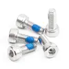 Parafusos Cilíndricos com Cabeça Sextavada Interna de Aço Inoxidável 304, Anti-Soltura, Anti-Vibração, Pré-Revestidos com Cola M2M3M4M5M6M8
