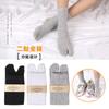 Calcetines de dos dedos para interior para hombre y mujer fabricantes calcetines al por mayor zueco japonés valgo moda dedo gordo calcetines ortopédicos para dedos negro talla única