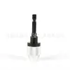 Portabrocas Mini de Cambio Rápido con Vástago Hexagonal 0.3-0.65mm Portabrocas Redondo Pequeño Conversión para Amoladora Eléctrica Portabrocas de Tres Mordazas