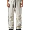 Calça masculina transfronteiriça, estilo europeu e americano, calça de trabalho esportiva listrada moderna de secagem rápida, calça longa casual de corte reto e caimento solto