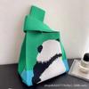 Bolsa de punto divertida de dibujos animados, Bolso de mano de punto, Bolso de mano de Año Nuevo, Bolso lindo, Bolsa de regalo de Año Nuevo