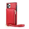 Nueva funda para iPhone 15Pro, funda protectora trasera para Samsung S24, tipo tarjeta, multifunción, tipo bolso cruzado.