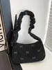 Versátil Bolso de Pana con Lazo para Mujer 2026 Nuevo Bolso de Hombro Único para Viajes Cotidianos Nicho Alta Apariencia Gran Capacidad Bolso de Mano