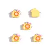 Modelo de Dibujos Animados Mini Cámara Colgante de Resina Pulsera DIY Collar Colgante Decorativo W492