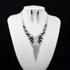 Conjunto de Colares Transfronteiriços Europeu e Americano Conjunto de Joias de Liga Conjunto para Vestido de Banquete Corrente Moda Versátil Joias de Noiva Atacado