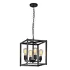 Amazon transfronterizo para sala de estar comedor dormitorio Estudio estilo industrial retro americano Lámpara de araña LED de hierro 110V